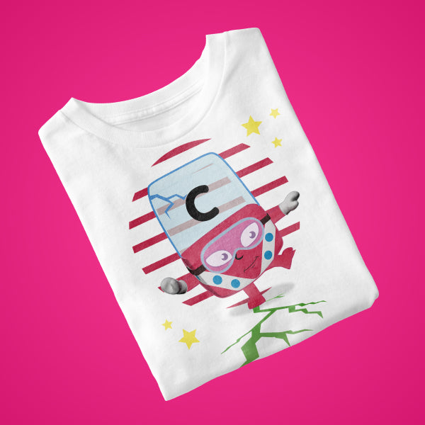 Alphablock C, personalised T