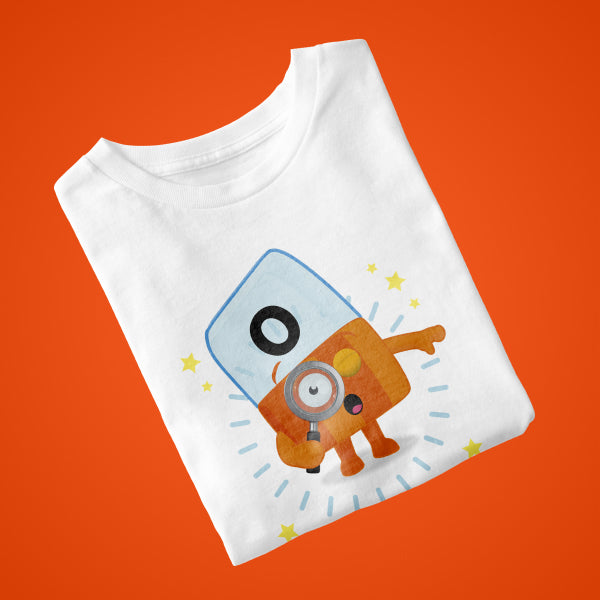 Alphablock O, personalised T