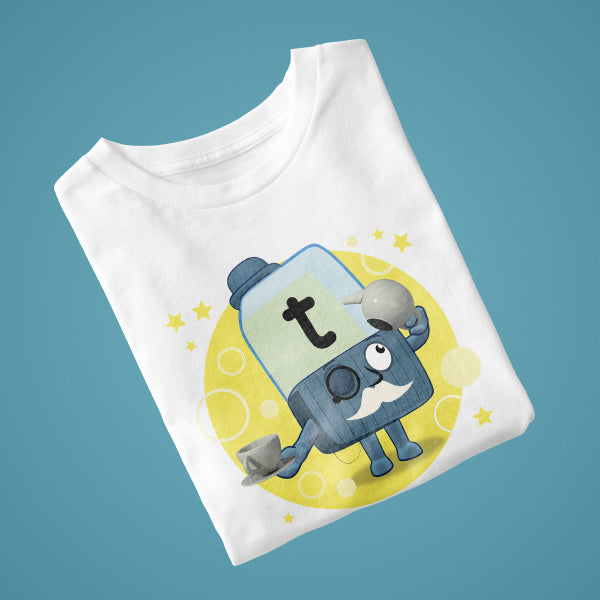 Alphablock T, personalised T