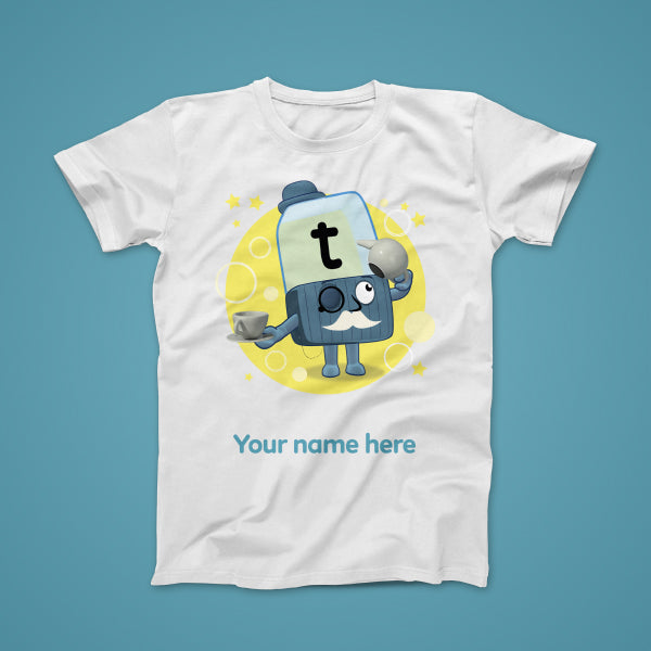 Alphablock T, personalised T