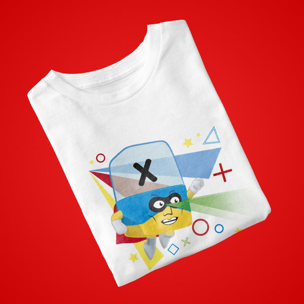 Alphablock X, personalised T