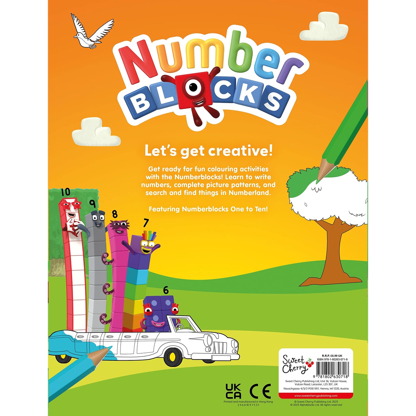 Numberblocks Colouring Fun: A Colouring Activity Book