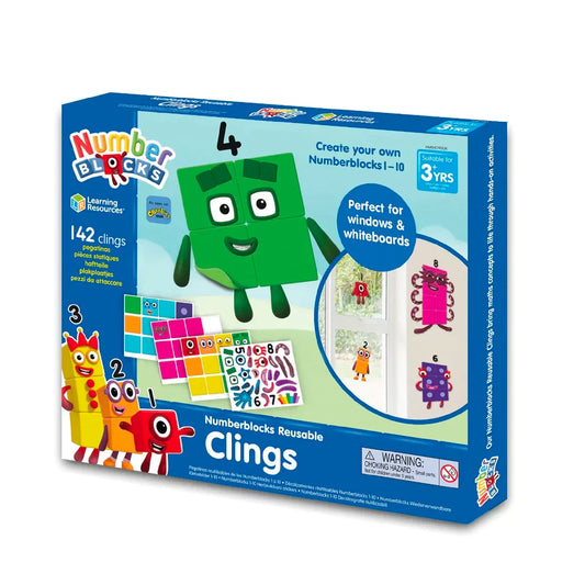 Numberblocks Resuable Clings