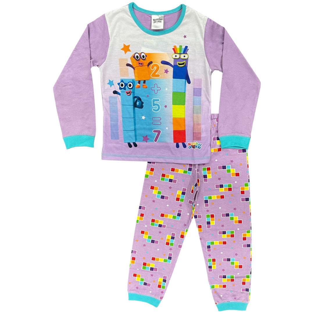 Numberblocks Girls Pyjamas Pjs
