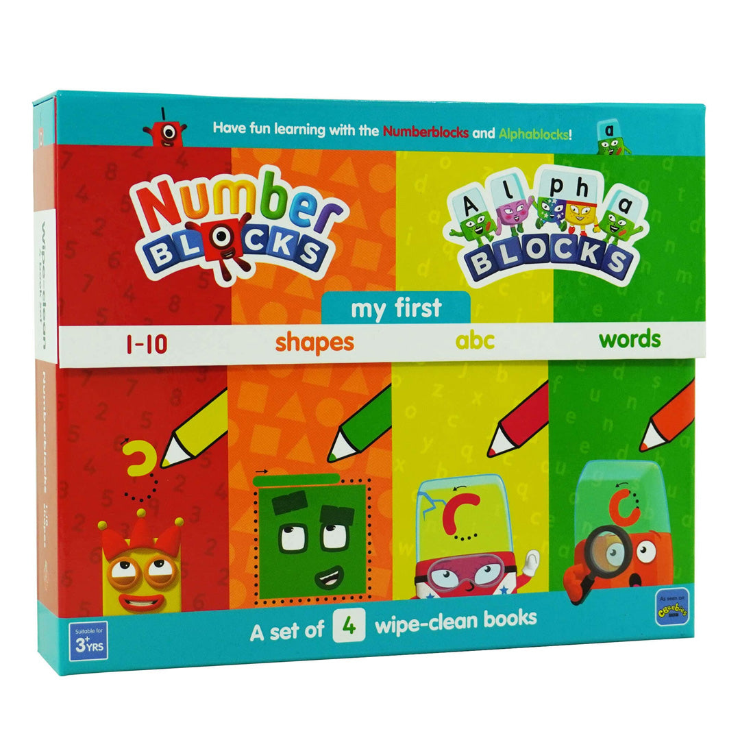 Numberblocks and Alphablocks: First Numbers and Letters Wipe-Clean Pack