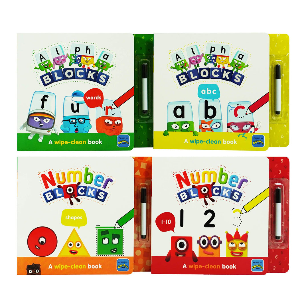 Numberblocks and Alphablocks: First Numbers and Letters Wipe-Clean Pack