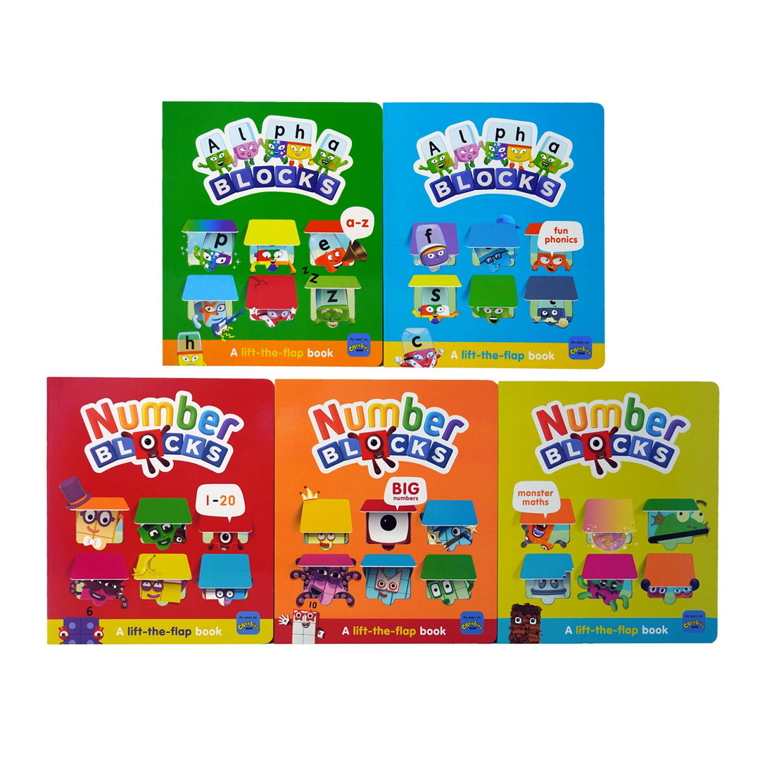 Numberblocks and Alphablocks Lift-the-Flap Set