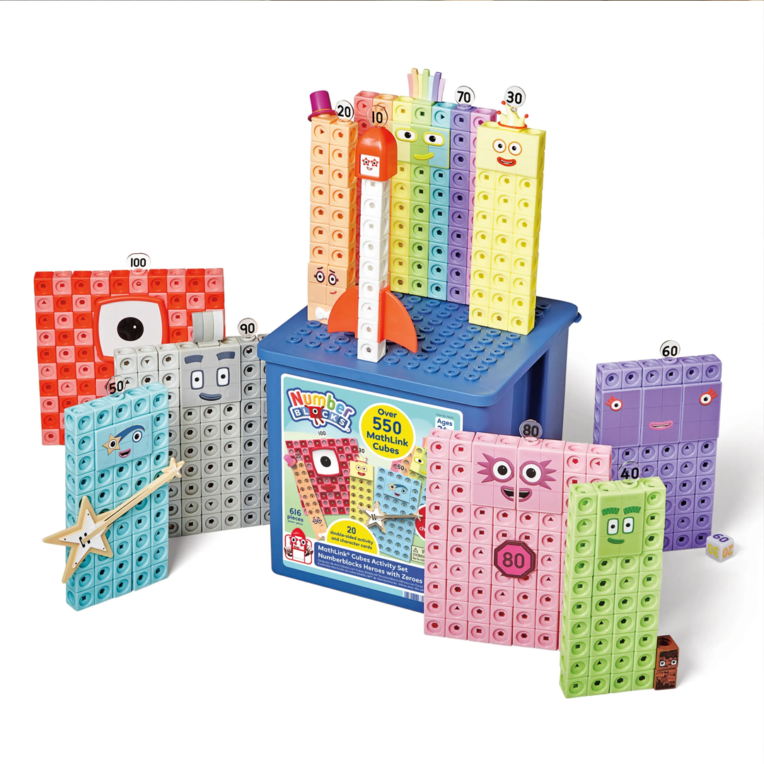 Numberblocks MathLink® Cubes Heroes with Zeroes Set
