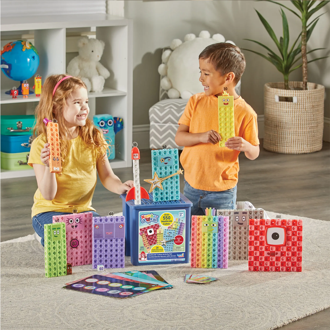 Numberblocks MathLink® Cubes Heroes with Zeroes Set