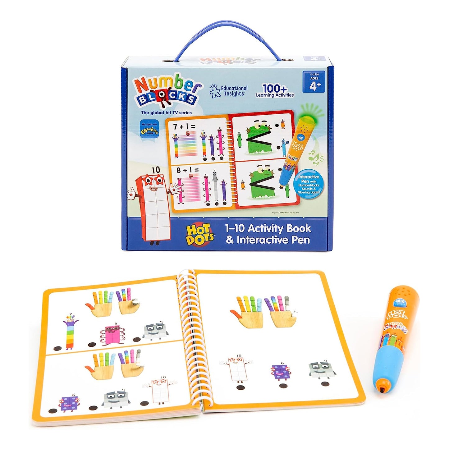 Hot Dots Numberblocks 1-10 Activity Set