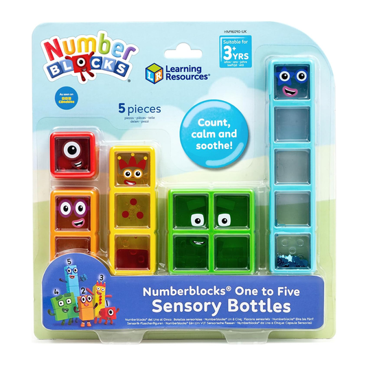 Numberblocks One to Five Sensory Bottles