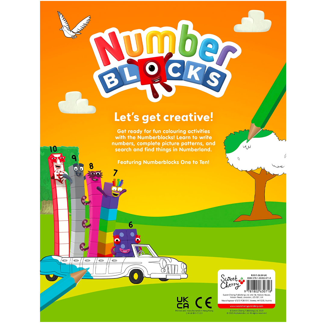 Numberblocks Colouring Fun: A Colouring Activity Book