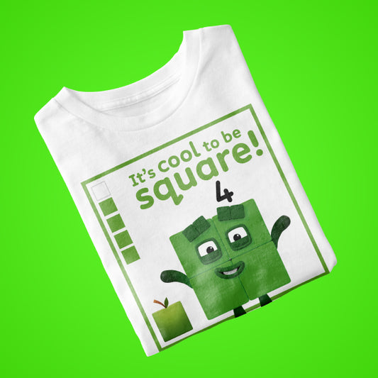 It's Cool To Be Square, personalised T