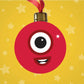 Numberblock One Christmas Bauble