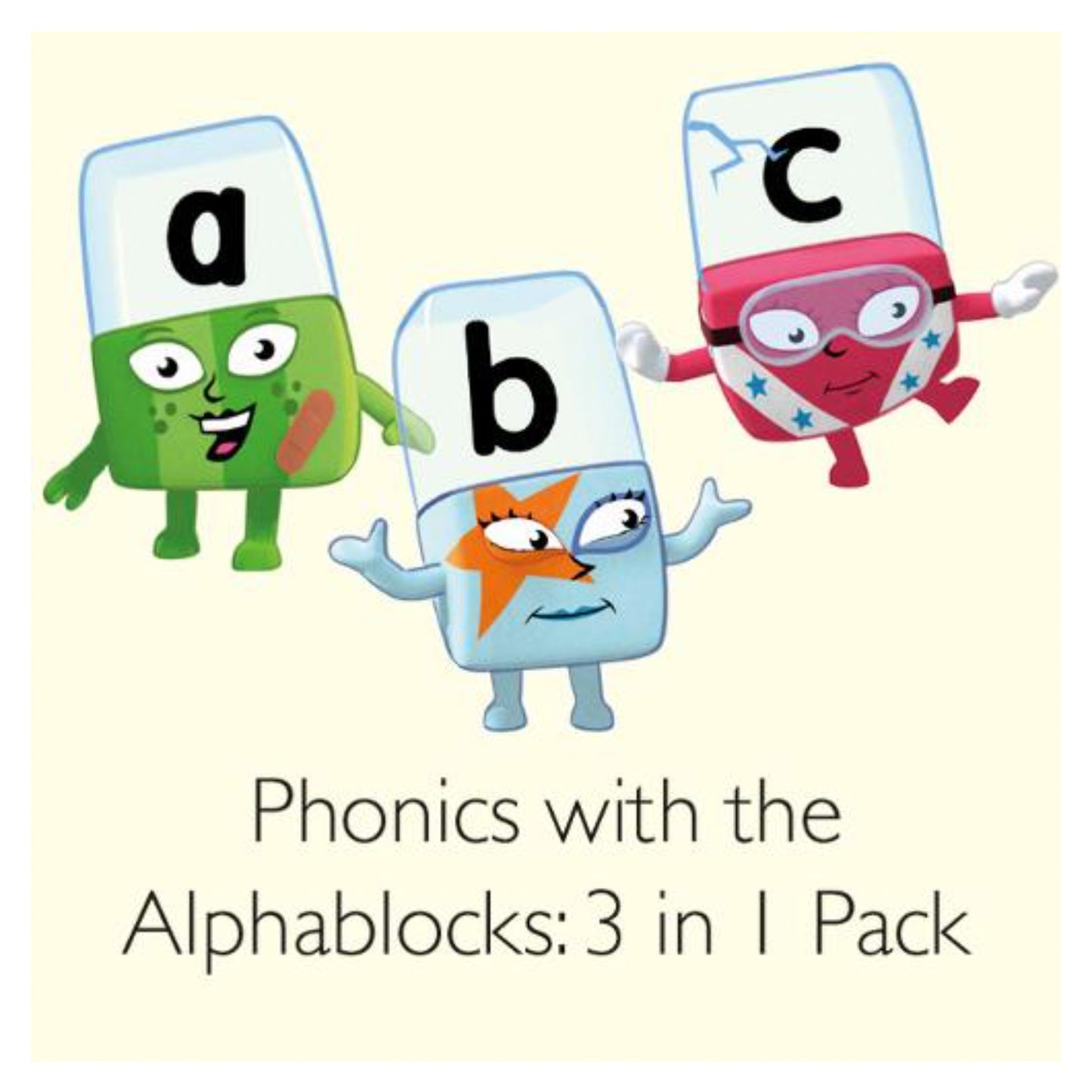Phonics with the Alphablocks: 3 in 1 pack