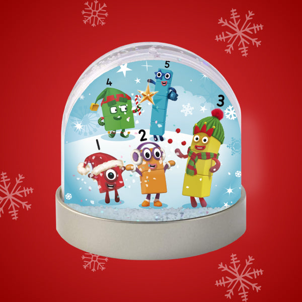 Numberblocks Christmas Snow Globe