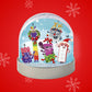 Numberblocks Christmas Snow Globe