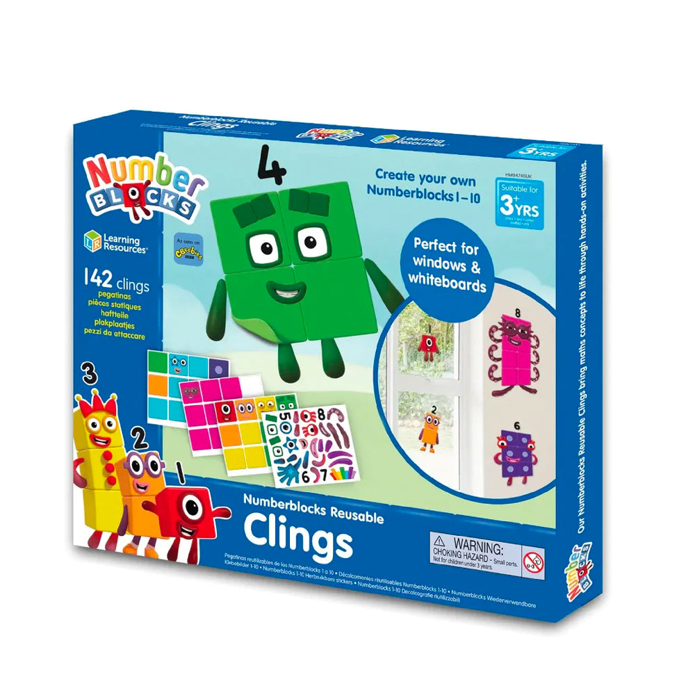 Numberblocks Reusable Clings – Blocks Shop