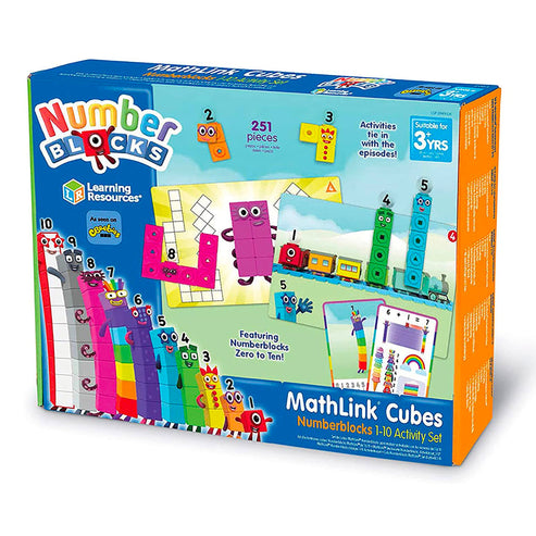 MathLink® Cubes Numberblocks 1-10 Activity Set – Blocks Shop