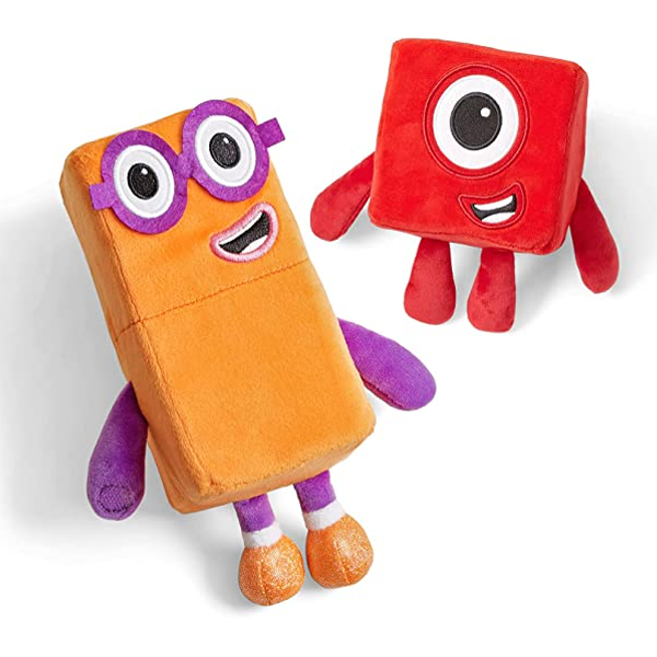 Numberblocks One and Two Playful Pals Plush Set