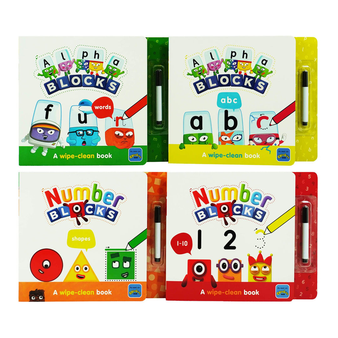 Numberblocks and Alphablocks: First Numbers and Letters Wipe-Clean Pack