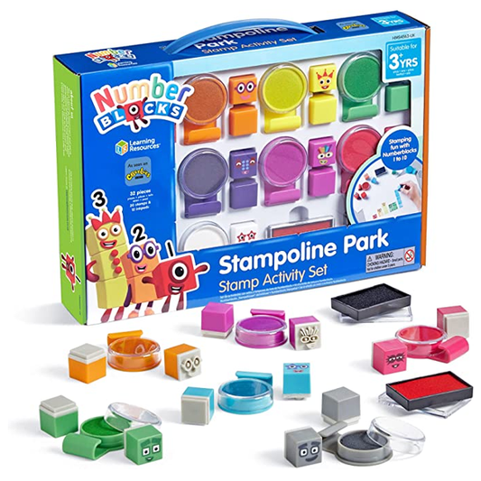 Numberblocks Stampoline Park Stamp Activity Set